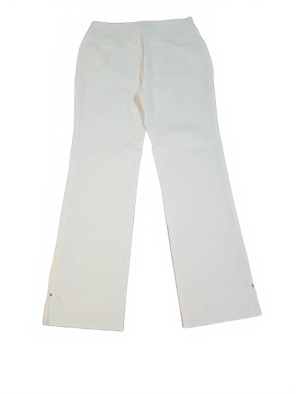 Charlie B Pull On High Waist White Pants Size 2 Stretch Womens - Picture 7 of 8